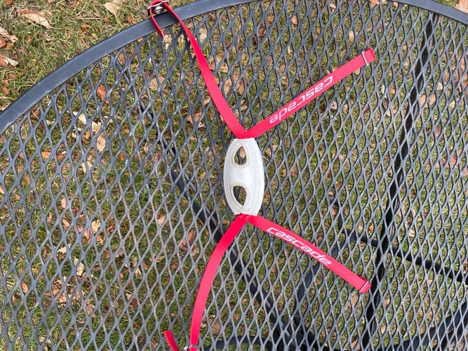 Red Cascade Chin Strap