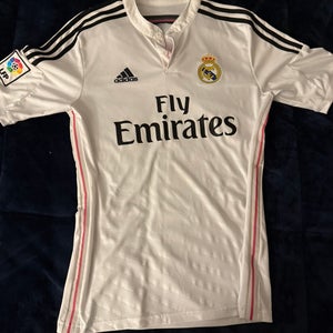 Real Madrid White Small Men's Adidas Jersey
