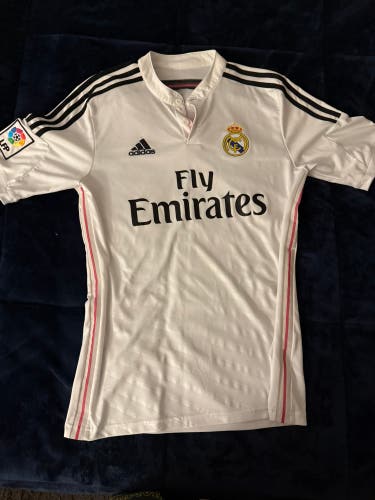 Real Madrid White Small Men's Adidas Jersey