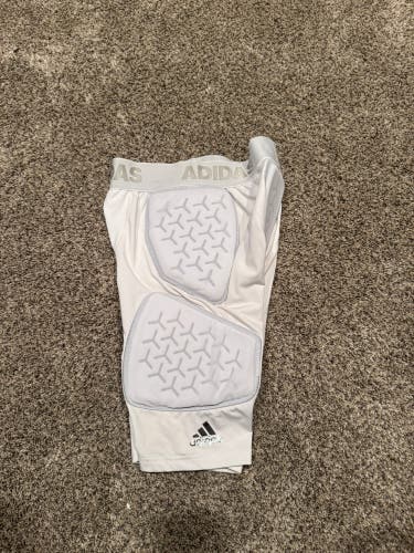 Small Adult Adidas Protective White Football Shorts (Used)