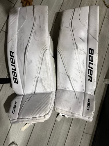 30" 2020 Bauer GSX Goalie Leg Pads (Used)