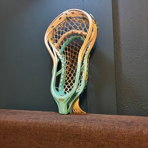 Custom aquamarine STX Hyper Power Strung Head