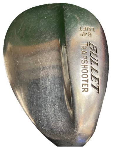 Bullet Golf Trapshooter Lob Wedge 64* RH Stiff Flex Steel 35" New Jumbo Grip