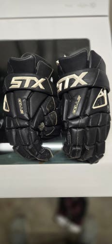 mismatched STX Cell IV Lacrosse Gloves