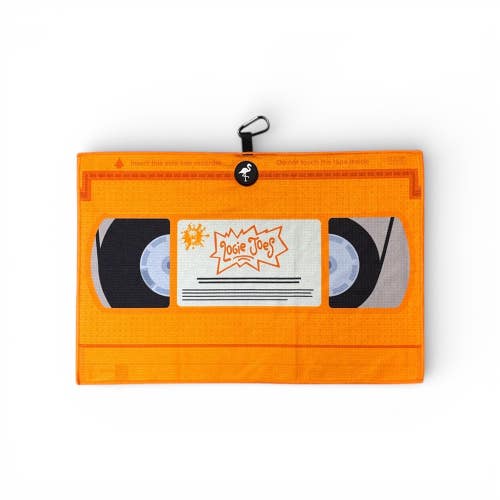 Logie Joe's Nostalgic 90s VHS Golf Towel | Premium Double-Sided Microfiber