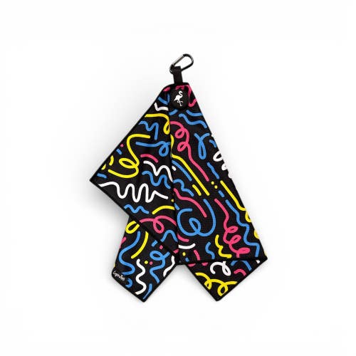 Logie Joes Silly Straw Golf Towel | Premium Double-Sided Microfiber