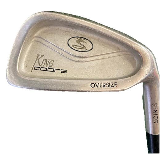 King Cobra Oversize 7 Iron RH Senior Flex Graphite 37" New Grip Single Club