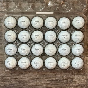 24 Titleist Pro V1 Golf Balls - 4A Near-Mint Condition Only