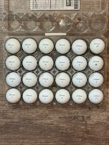 24 Titleist Pro V1 Golf Balls - 4A Near-Mint Condition Only