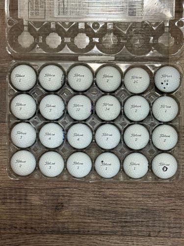 24 Titleist Pro V1 Golf Balls - 5A MINT CONDITION ONLY