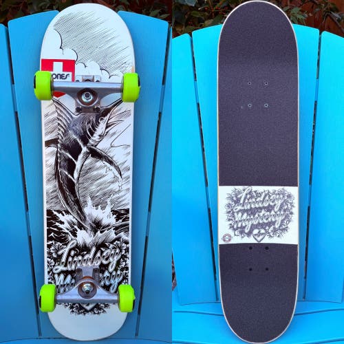 Mystery Skateboards Lindsey Roberts Complete Skateboard 8.0” Independent Trucks