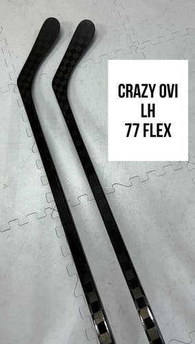 Senior(2x)Right OVI 77 Flex PROBLACKSTOCK Pro Black Out Unbranded Pro Stock Hockey Sticks