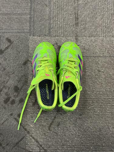 Used Adidas Soccer Cleats Green Junior 01 11614-S000227486