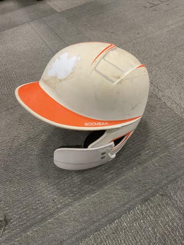 Used BoomBah BATTING HELMET Batting Helmet No Mask Orange M/L 11614-S000227467