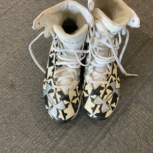 Used Under Armour Jr FB Cleats White Junior 05 11614-S000227405