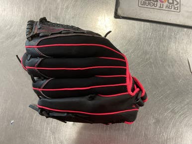 Used Wilson FAST PITCH BB/SB Glove RH Throw Black 12" 11614-S000227403