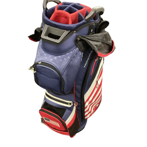 Used Maxfli HONORS+ Mens Stand Bag White/Red/Navy 11613-S000174151