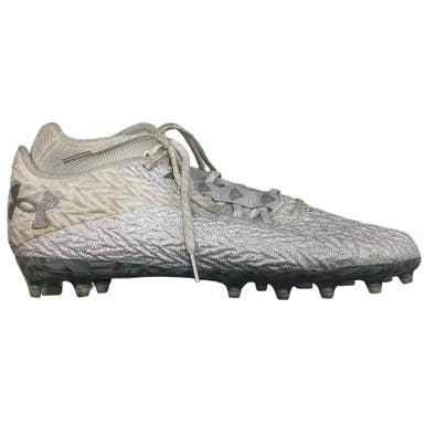 Used Under Armour Adult FB Cleats White Senior 11.5 11760-S000085593