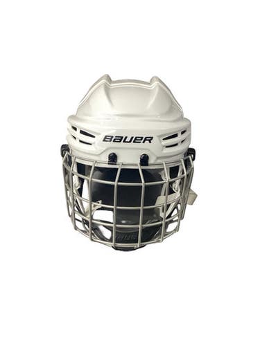 Used Bauer IMS 5.0 Helmet Cage Combo White SM 11760-S000085587