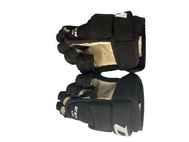 Used CCM LTP Junior Gloves Black 8" 11760-S000085590