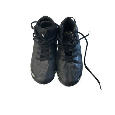 Used Rawlings BB CLEATS BB/SB Cleats Black Junior 02 11760-S000085578