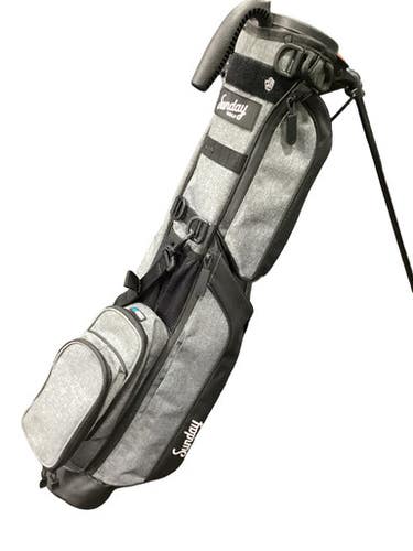 Used SUNDAY GOLF MINI STAND BAG Mens Stand Bag Grey 11347-S000261351