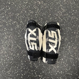 Used STX STALLION 75 Lacrosse Arm Pads/Guards White XS 11849-S000034652