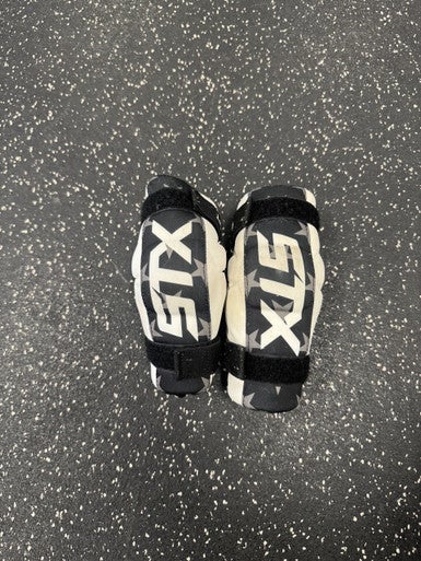 Used STX STALLION 75 Lacrosse Arm Pads/Guards White XS 11849-S000034652