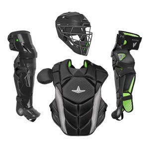 All Star MVP Pro Series Intermediate 13-15 Baseball Catchers Gear Set - Black