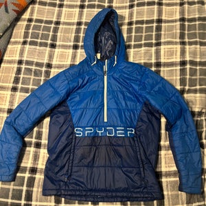 Blue Men's Large Spyder Jacket (Used)