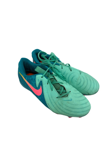 Used Nike PHANTOM GX ACADEMY Soccer Cleats Teal Junior 05 11692-S000144939