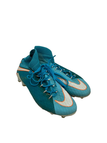 Used Nike HYPERVENOM PHATAL 3 Soccer Cleats Carolina Blue Senior 7.5 11692-S000144935
