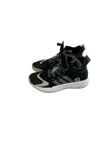 Used Adidas PRO BOOST MID Basketball Shoes Y Black Junior 06 11692-S000144292