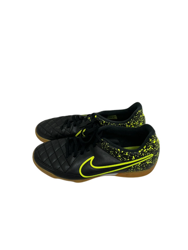 Used Nike TIEMPO RIO Soccer Indoor Shoes Black Senior 8.5 11692-S000144300