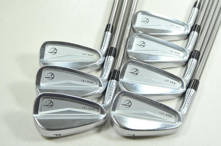 LEFT HANDED Takomo Iron 201 4-PW Iron Set SteelFiber 80g Regular Flex  #205278
