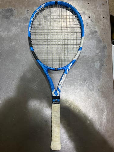 Used Babolat PURE DRIVE Adult Tennis Racquet Royal Blue 4 1/4" 11605-S000211471