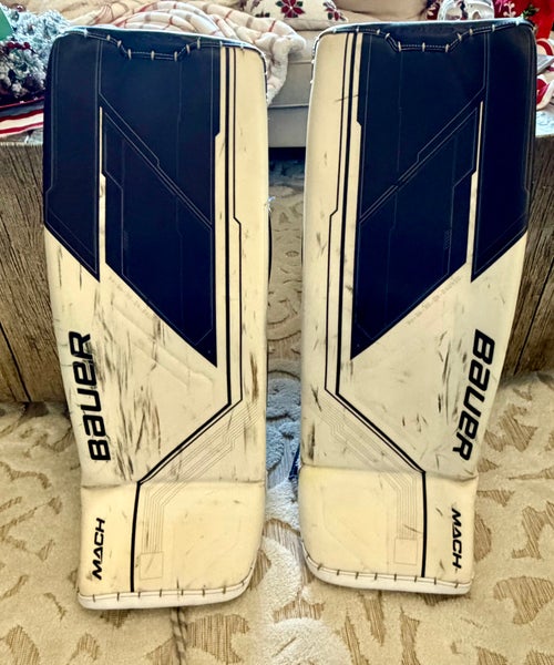 Small Bauer Mach Goalie Leg Pads (Used)