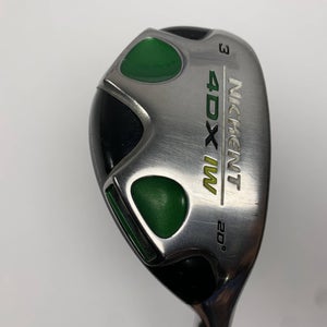 Nickent 4DX Ironwood 3 Hybrid 20* UST SR3 Stiff Graphite Mens RH