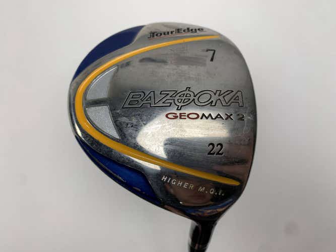 Tour Edge Bazooka Geomax 2 7 Fairway Wood 22* Bazooka GeoMax 63g Regular RH