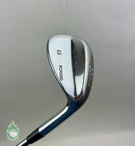 Used Right Handed Titleist CS Forged 57* Wedge Flex Steel Golf Club