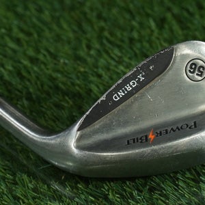 POWER BILT X-GRIND 56 WEDGE SAND APOLLO REGULAR FLEX STEEL SHAFT RH ~ LOOK!!