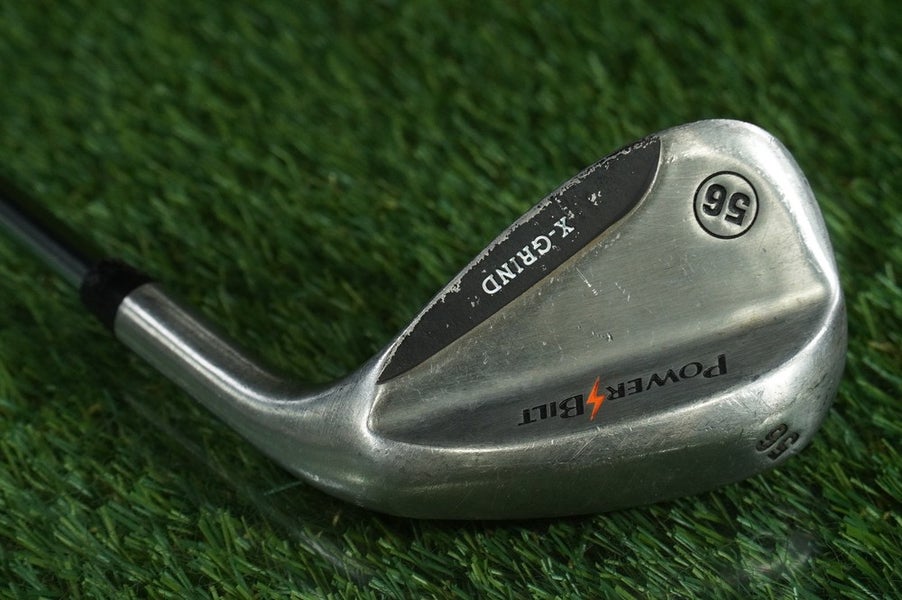 POWER BILT X-GRIND 56 WEDGE SAND APOLLO REGULAR FLEX STEEL SHAFT RH ~ LOOK!!