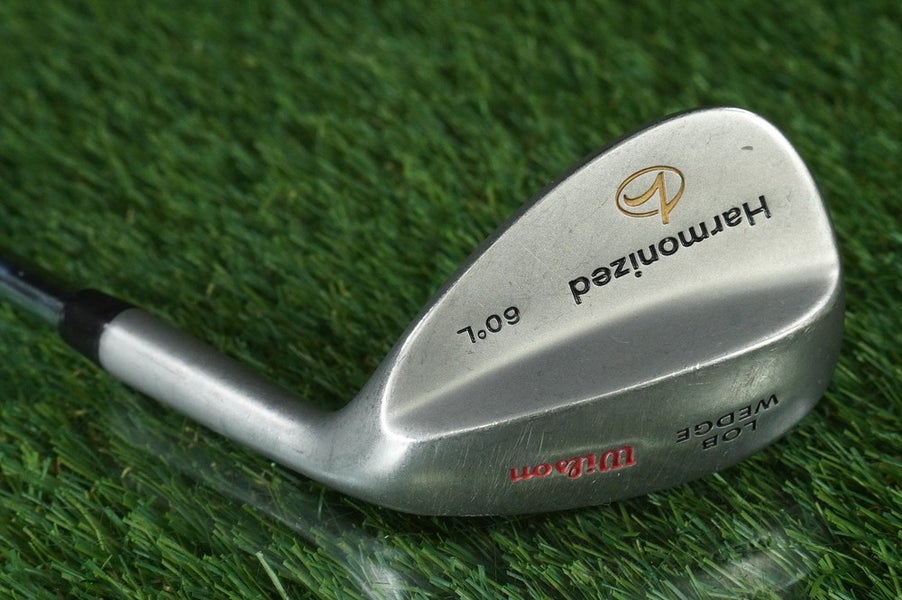 WILSON HARMONIZED 60 LOB WEDGE TRUE TEMPER STEEL SHAFT RIGHT HANDED RH ~ LOOK!!