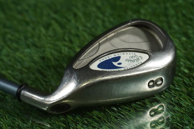 CALLAWAY HAWK EYE 8 IRON TITANIUM TUNGSTEN REGULAR FLEX GRAPHITE RH ~ LOOK!!