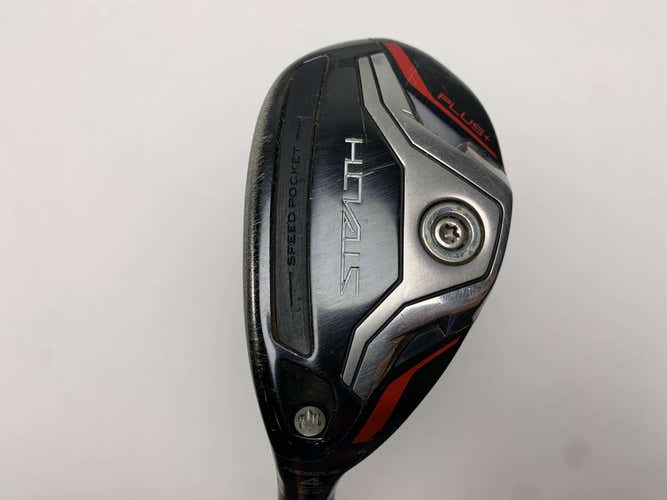 TaylorMade Stealth Plus Rescue 4 Hybrid 22* HZRDUS RDX Smoke Red 6.0 Stiff LH