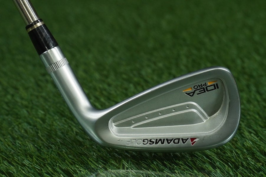 ADAMS IDEA PRO 6 IRON FORGED TRUE TEMPER BLACK GOLD STIFF FLEX STEEL SHAFT RH