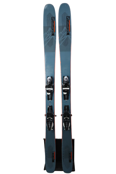 USED 2022 Salomon QST 98 Skis 176cm with Look NX 12 Bindings