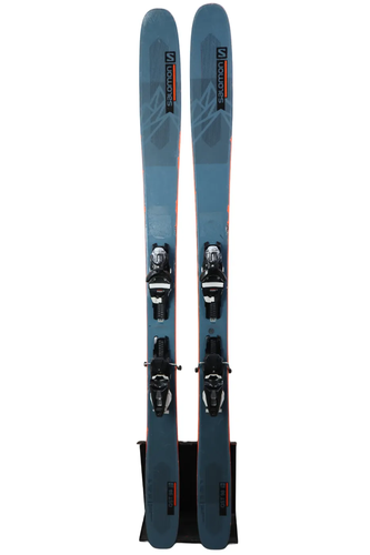 USED 2022 Salomon QST 98 Skis 176cm with Look NX 12 Bindings