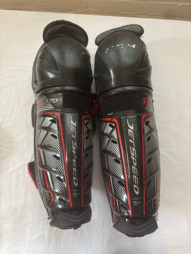 Senior CCM JetSpeed FT370 14" Shin Pads (Used)