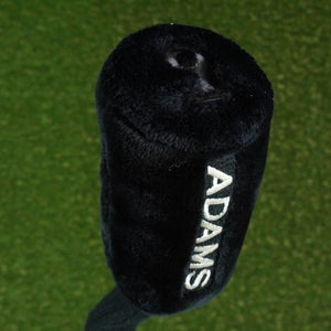 ADAMS TIGHT LIES 9 FAIRWAY WOOD 9W FLUFFY HEADCOVER SOCK BLACK ~ LOOK!!